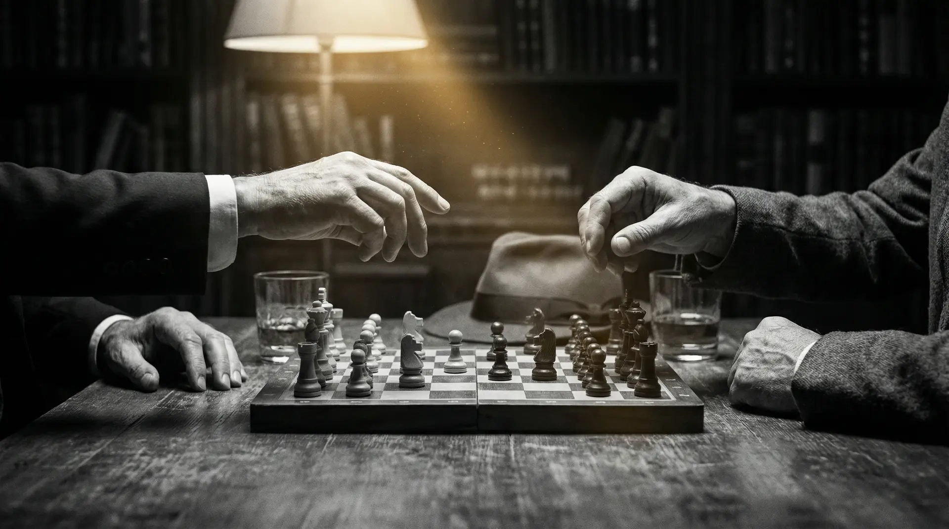 看片 艺术探索系列 - 非线性叙事，棋盘上的对弈象征命运的交错